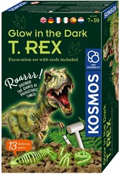 Kosmos Glow in the Dark T-Rex - Juego Educativo de Excavación para Niños