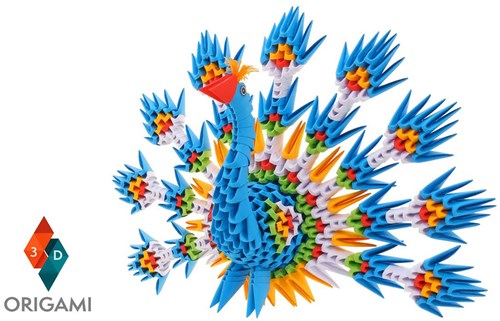 Alexander Toys Origami 3D set creativo pavo real 549 piezas juguete creativo-3