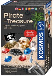 Kosmos Dig Out set de excavación tesoro pirata - juguete educativo - búsqueda del tesoro