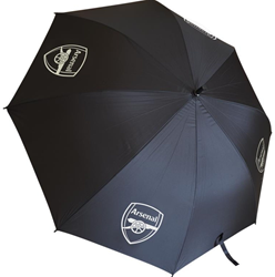 Team Merchandise paraguas Arsenal - gran paraguas de golf negro aficionado