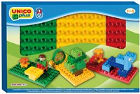 Placas de construcción bloques - Unico - 3 piezas - juguete compatible