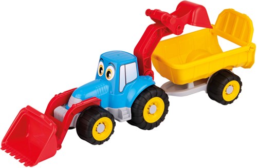 Androni Giocattoli camión de juguete con remolque - Happy Truck Tracker 55cm-2