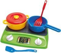 Dantoy set cocina de juguete para niños - juego de ollas coloridas-2