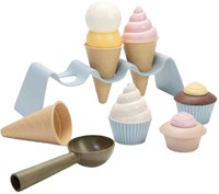 Dantoy set de helado de juguete bio - regalo sostenible 15 piezas-2