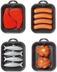 Ecoiffier 100% Chef Dienblad met Vlees of Vis