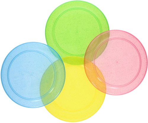 Ecoiffier frisbee juguete glitter - juguete de exterior de plástico