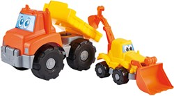Ecoiffier camión volquete juguete excavadora - set vehículos de construcción