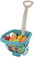 Ecoiffier carrito de compras juguete con frutas - carro 14 piezas