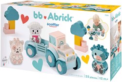 Abrick Ecoiffier tractor bebé con animales - set de construcción 25 piezas juguete