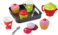 Ecoiffier bandeja de juguete cupcakes set de té 12 piezas