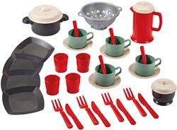 Ecoiffier 100% Chef Servies Set in Tas