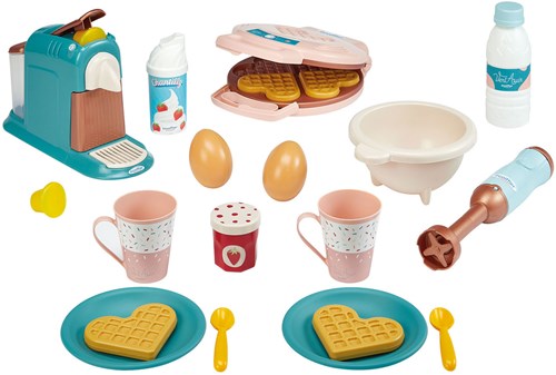 Ecoiffier set desayuno juguete coffee time 3en1 - 21 piezas - cocina-2
