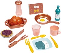 Ecoiffier cocina de juguete Vert Azur - set de cocina 18 piezas para niños-3