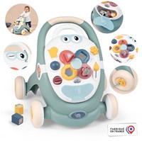 Smoby andador bebé 3-en-1 verde - Juguete Little Smoby babywalker-3