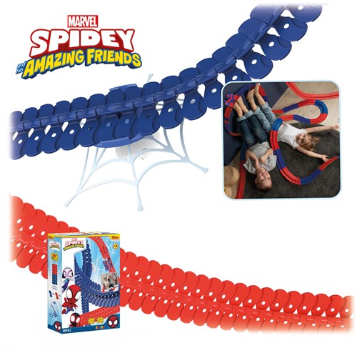 Smoby Spidey & Amazing Friends set de expansión de pista Flextreme 72 piezas-3