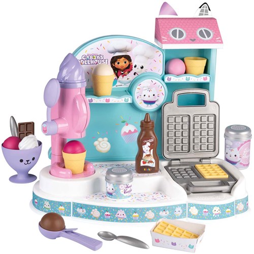 Smoby Fábrica de helados Gabby's Dollhouse set de juego 20 piezas rosa-2