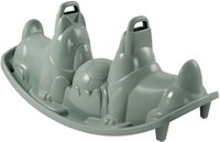Smoby columpio perro verde - balancín ergonómico para niños-2