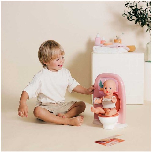Smoby baño de muñecas Baby Nurse - mueble de juguete higiene-2