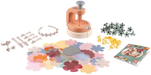 Smoby set de joyas florales con prensa de flores y accesorios