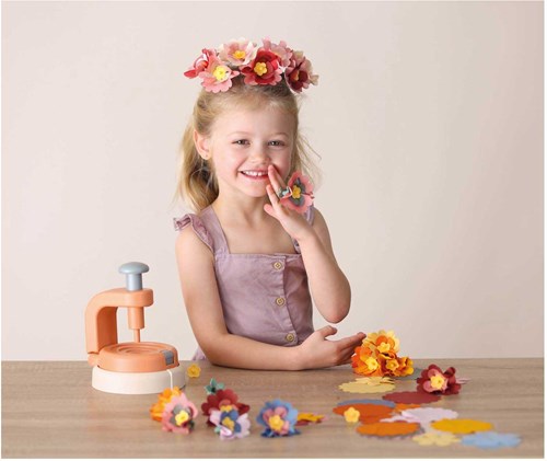 Smoby set de joyas florales con prensa de flores y accesorios-2