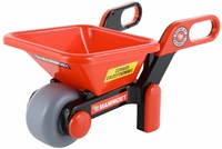 Carretilla juguete Cavallino Mammoet - resistente carretilla infantil rojo negro-2