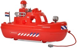 Barco de bomberos juguete Cavallino - resistente barco de rescate plástico
