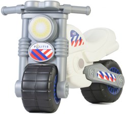 Cavallino Toys bicicleta sin pedales moto policía blanca - moto de juguete para niños
