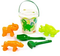 Set de playa dinosaurio juguete 6 piezas colorido para niños Cavallino