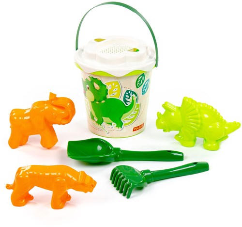 Set de playa dinosaurio juguete 6 piezas colorido para niños Cavallino