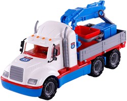 Camión grúa torpedo juguete escala 1:16 vehículo de construcción