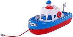 Barco de juguete con figura - barco de plástico colorido para niños