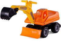 Mega excavadora correpasillos - juguete de exterior para niños 79cm-2