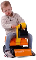 Mega excavadora correpasillos - juguete de exterior para niños 79cm-3