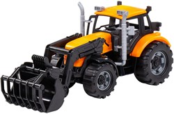 Cavallino tractor juguete con cargador amarillo escala 1:32 granja