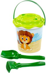 Safari XL set de cubo verde juguete de playa Cavallino 4 piezas