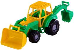 Cavallino tractor excavadora de juguete verde para niños