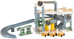 Garaje juguete Cavallino Luxe con coches colores pastel - set de juego