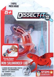 Joker set de disección juguete salamandra con lupa biología