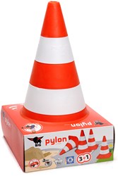 BIG Conos de tráfico set de 4 conos de juguete de plástico