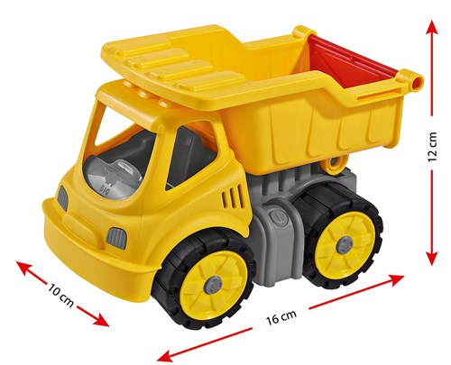 BIG vehículo de construcción Power Worker Mini volquete juguete plástico amarillo-3