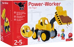 BIG Power Worker cargadora vehículo de juguete con figura amarillo