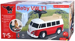 BIG correpasillos Volkswagen T1 clásico con espacio de almacenamiento rojo