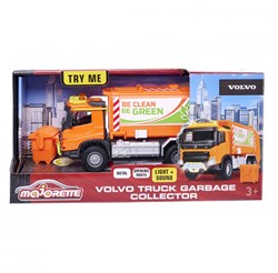 Majorette camión de basura Volvo juguete con luces y sonidos 19 cm