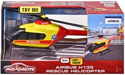 Majorette Airbus H135 Helicóptero de rescate juguete con luz y sonido
