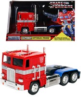 Jada Toys Transformers Optimus Prime 1:24 Camión de Juguete Die-Cast-3