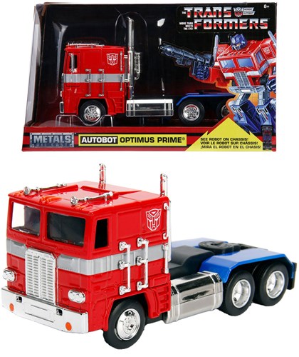 Jada Toys Transformers Optimus Prime 1:24 Camión de Juguete Die-Cast-3