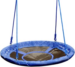 Hudora columpio nido lujo azul - juguete columpio exterior 90cm