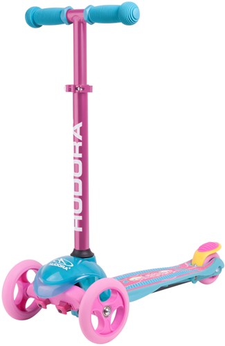 Hudora patinete infantil Flitzkids Skate Wonders rosa aluminio ajustable