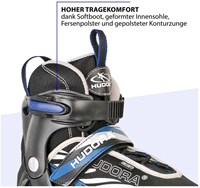 Hudora patines en línea Leon azul-negro talla 37-40 ajustables-3
