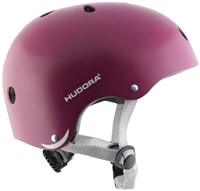 Hudora casco skate para niños - Rojo berry XS 48-52 cm - Reflectante-3